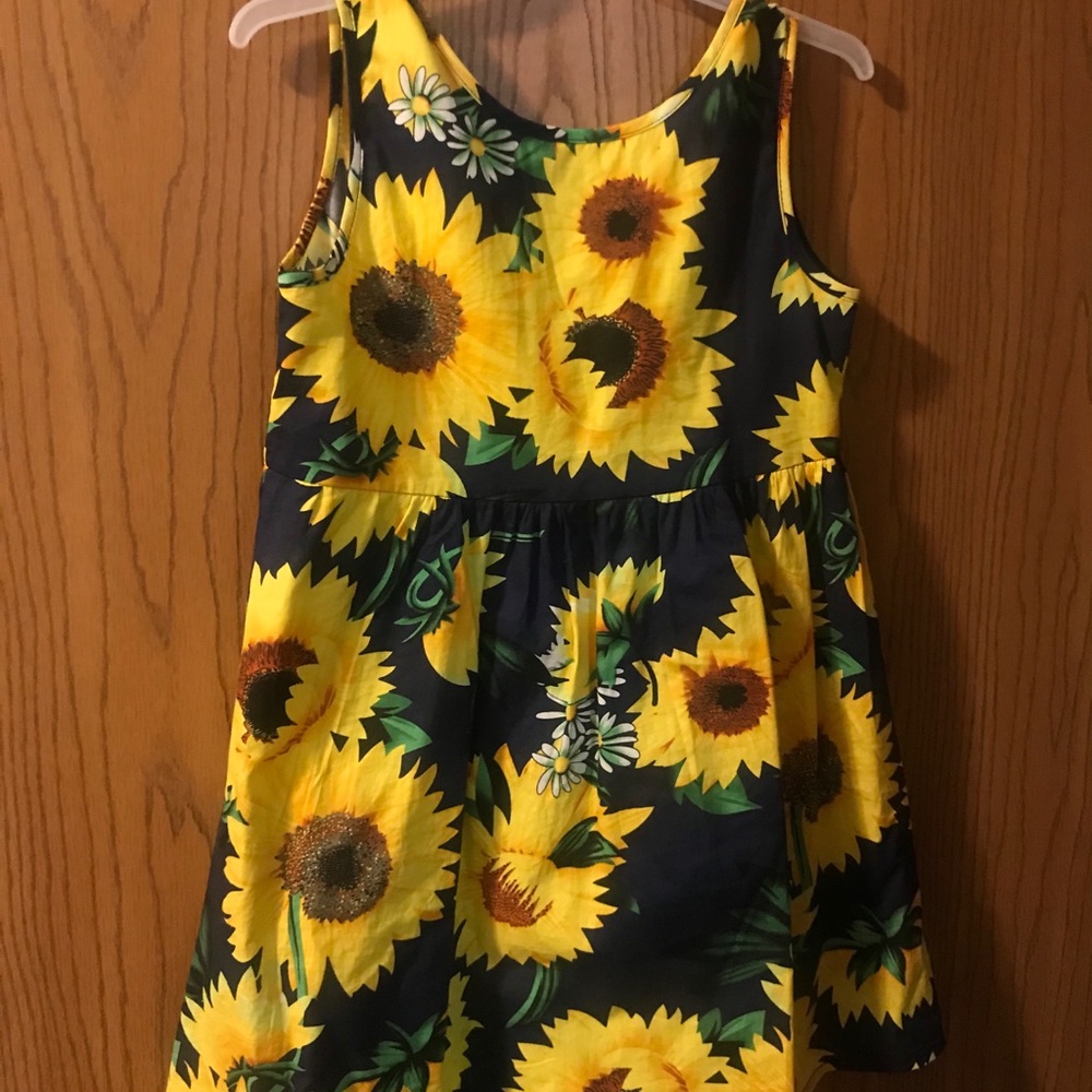 Girls Sunflower Dress🌻